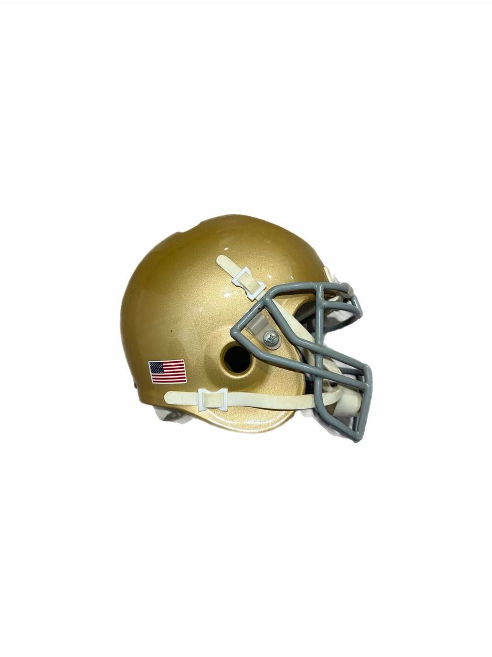 Schutt Notre Dame Fighting Irish Gold Mini Football Helmet Collectible